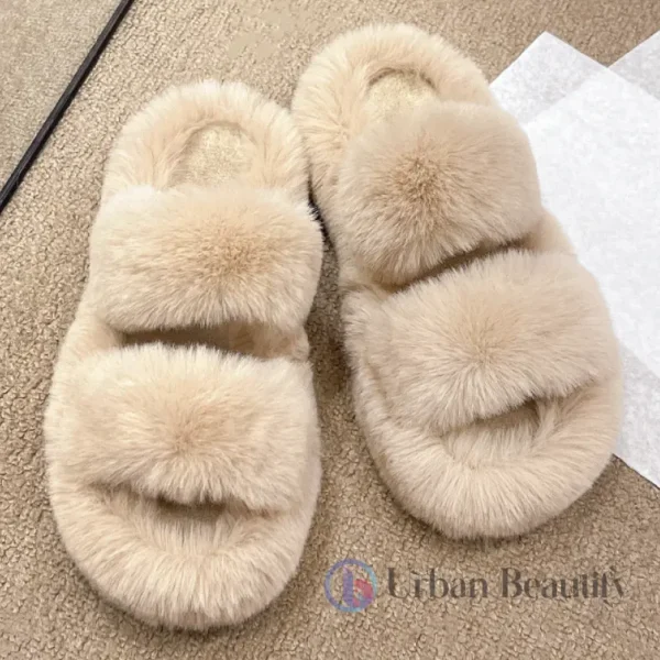 Furry slippers